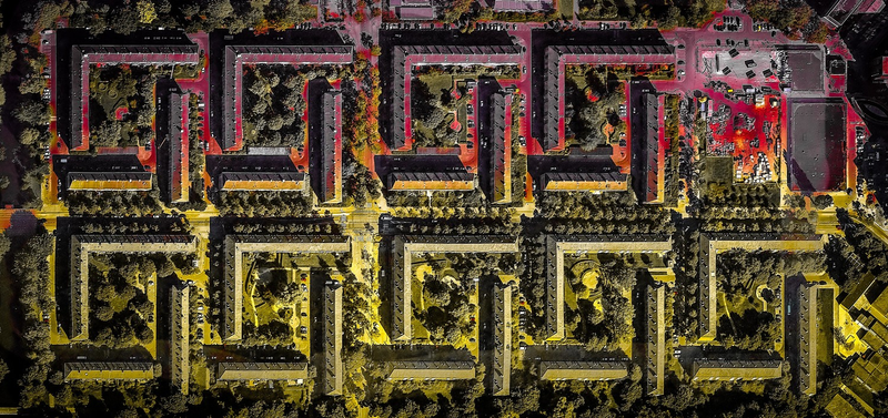 Illustration for article titled These Stunning Geometric Patterns Were Created From Google Earth Images